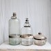 Antique Kerosene Bottle Collection, Glass Bottle, Industrial Decor