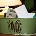 Monogram Vinyl Decal Car monogram 5" width