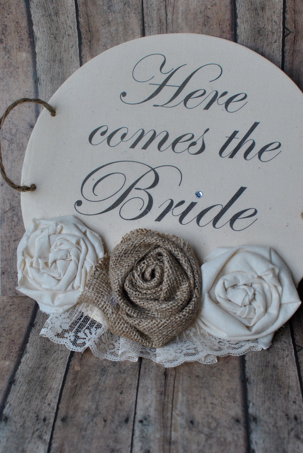 Items Similar To Here Comes The Bride Sign banner On Etsy