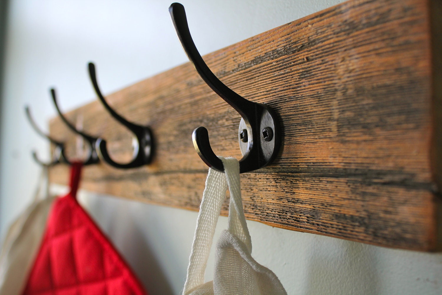 Reclaimed Barn Wood Coat Rack
