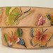 Quality leather butterfly belt all hand made. Loaded with butterflies.