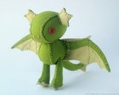 Wyvern Plush Art Doll, Wirbel (Made to Order)