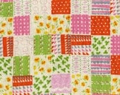 Nursery Versery---Penny Patch in Green-1 yard--Heather Ross for Kokka Fabrics