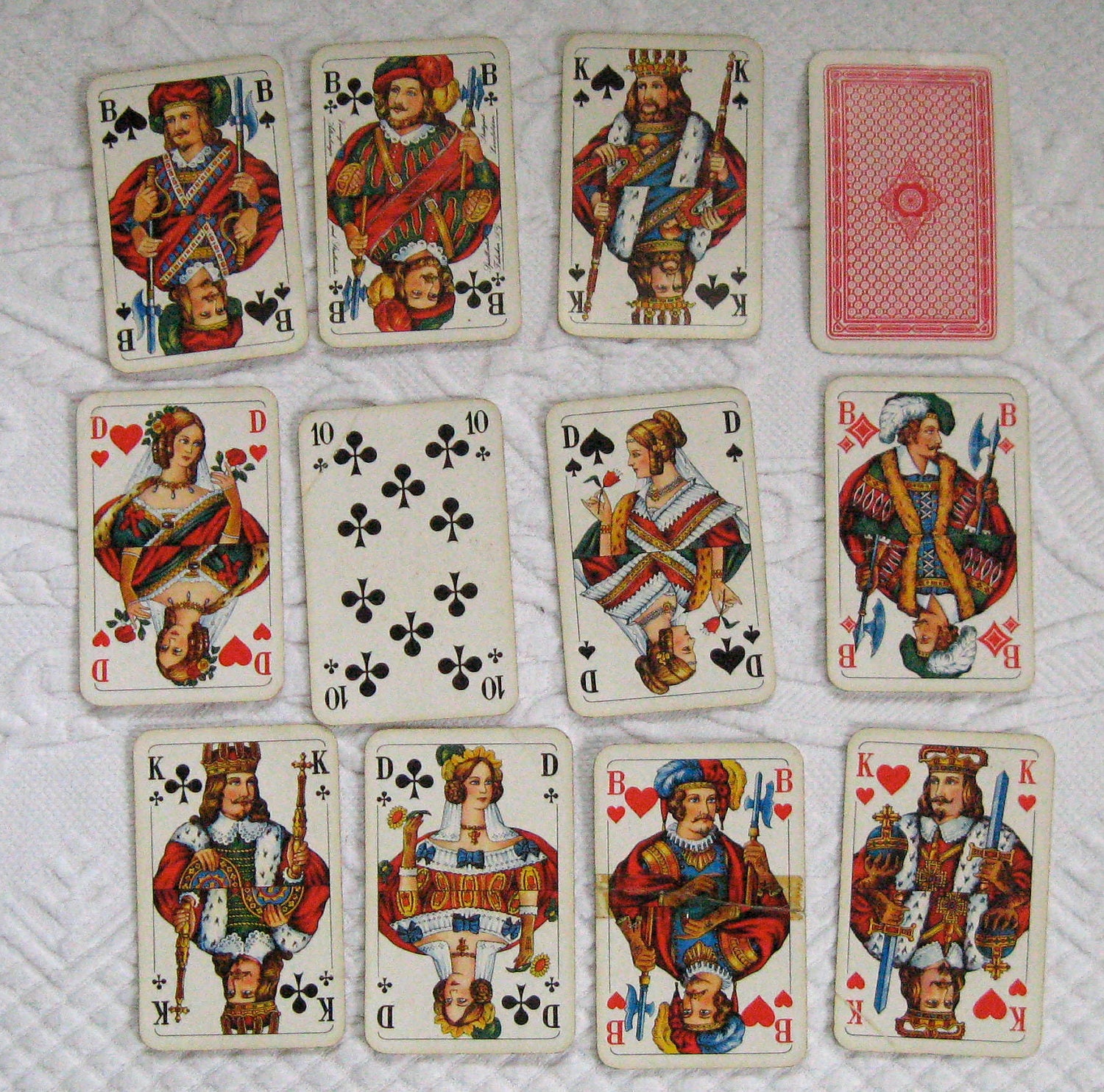 Vintage GERMAN PLAYING CARDS by AltenburgStralsunder by vintagous