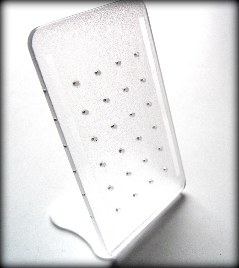 Earring Display-Clear Plastic, 5 count