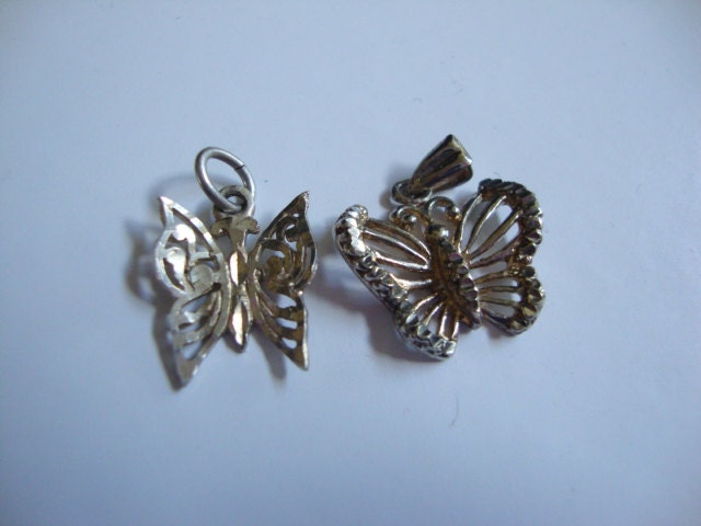 Sterling Silver Butterfly Charms