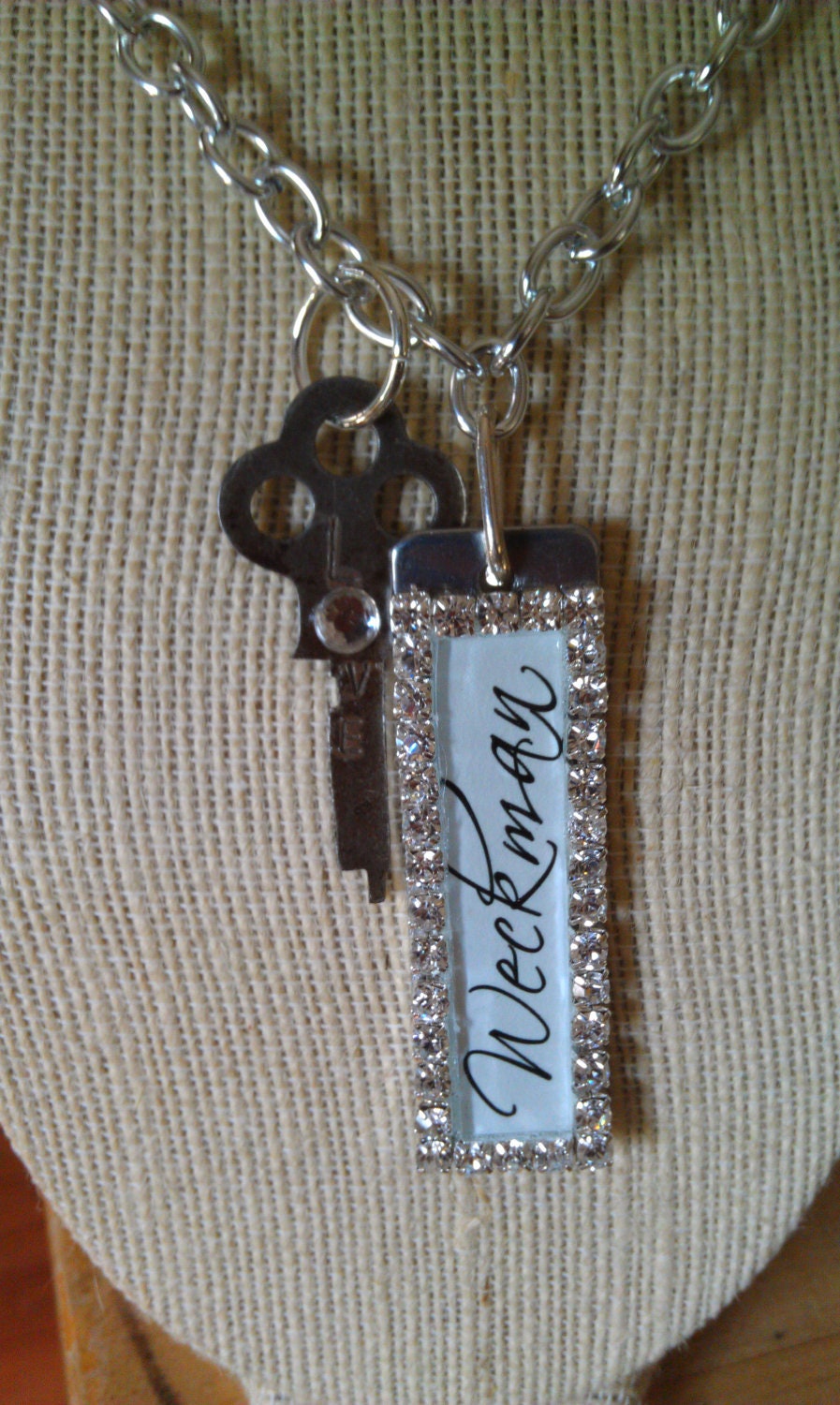 Silver and Gold Rhinestone WORD STIX