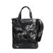 Packet in Jet Black Distressed Leather - LAST ONE - Ready to Ship
