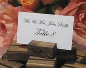 Rustic Wedding Wood place card holders -Set of 75