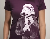 Smarttrooper - American Apparel Womens t shirt   ( Star Wars / Stormtrooper womens t shirt )