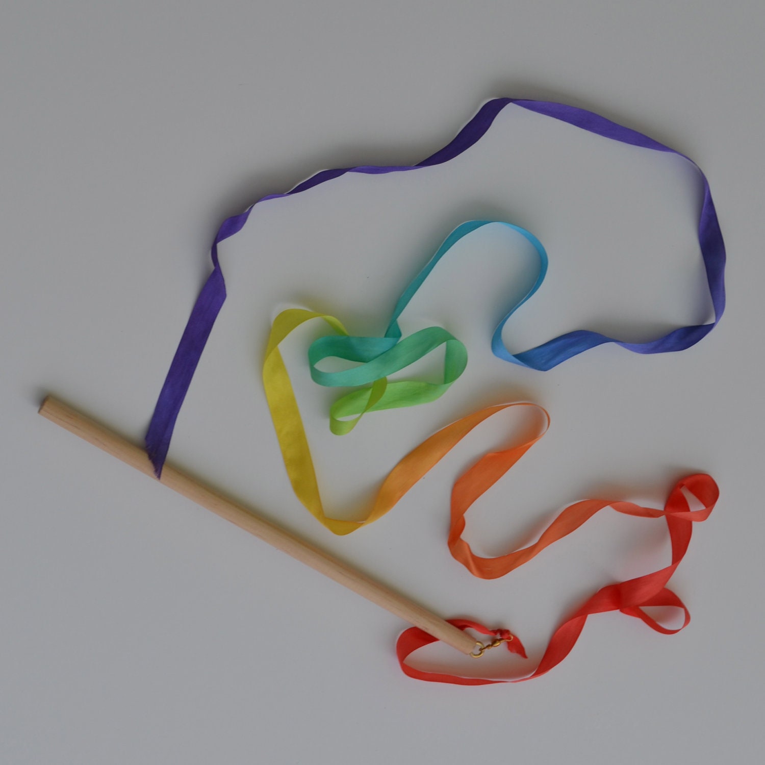 Rainbow Silk Play Ribbon