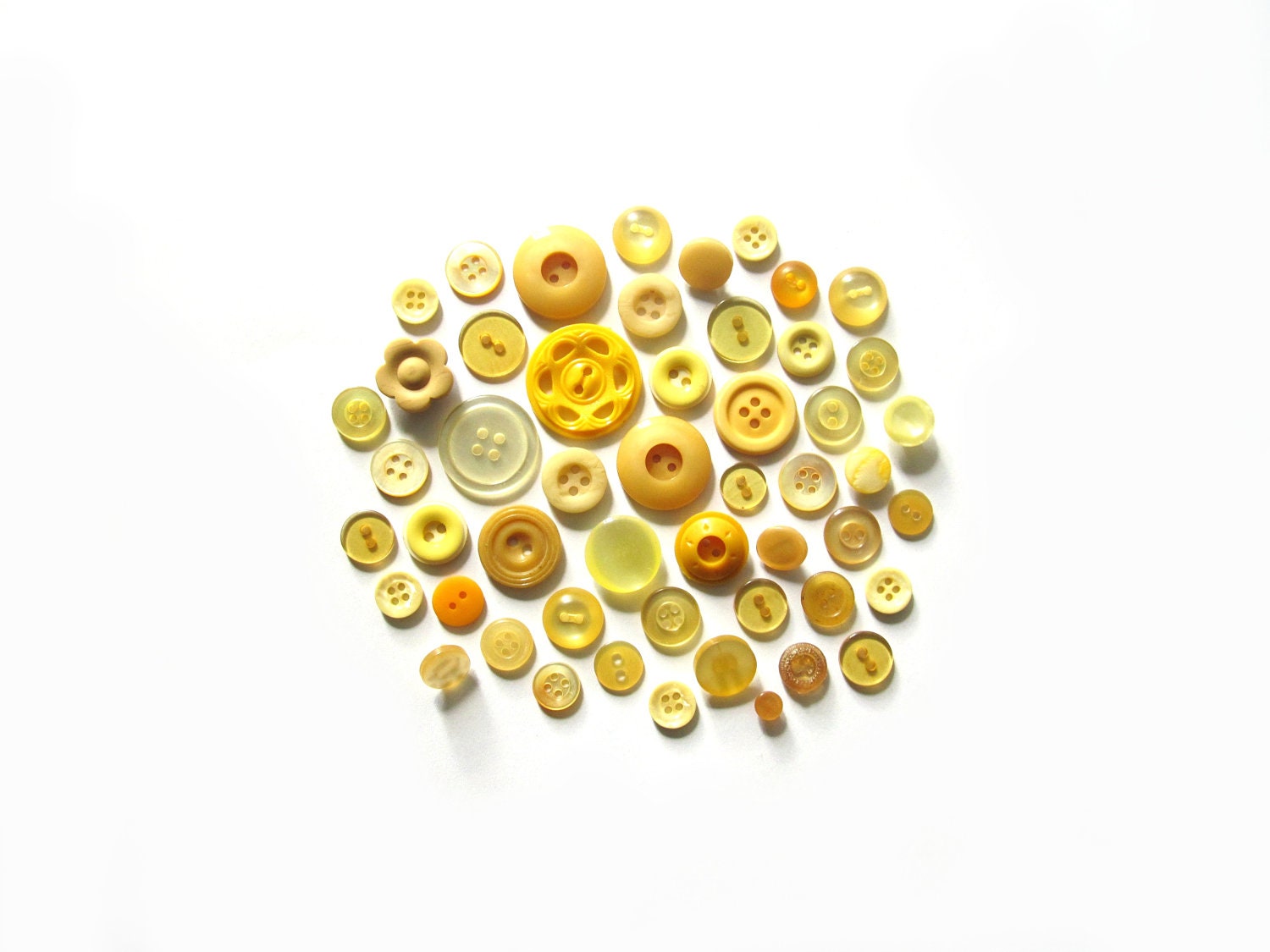 Here Comes The Sun Vintage Buttons