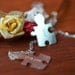 Sterling Silver Couples Puzzle Necklace