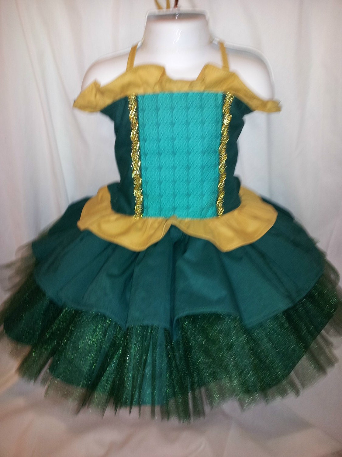 Last Chance Boutique Brave Princess Merida inspired Tulle Skirt/Corset Set Custom size 18/24m - 8