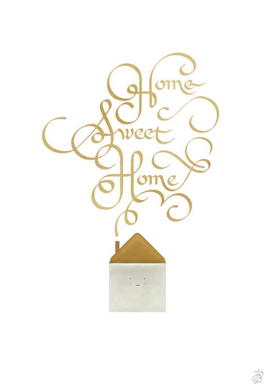 Home sweet home print (by Blanca & Juanjo)