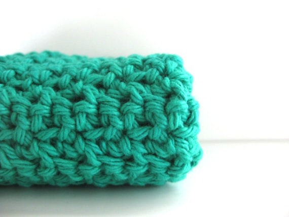 cotton crochet dishcloth AND you can pick the color