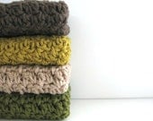 cotton crochet washcloth/bath scrubbies AND you can pick the colors