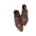 Dark Brown Leather Ankle Boots size 8.5
