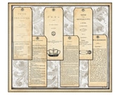 Jane Austen Bookmarks - Jane Austen Facsimile Bookfronts