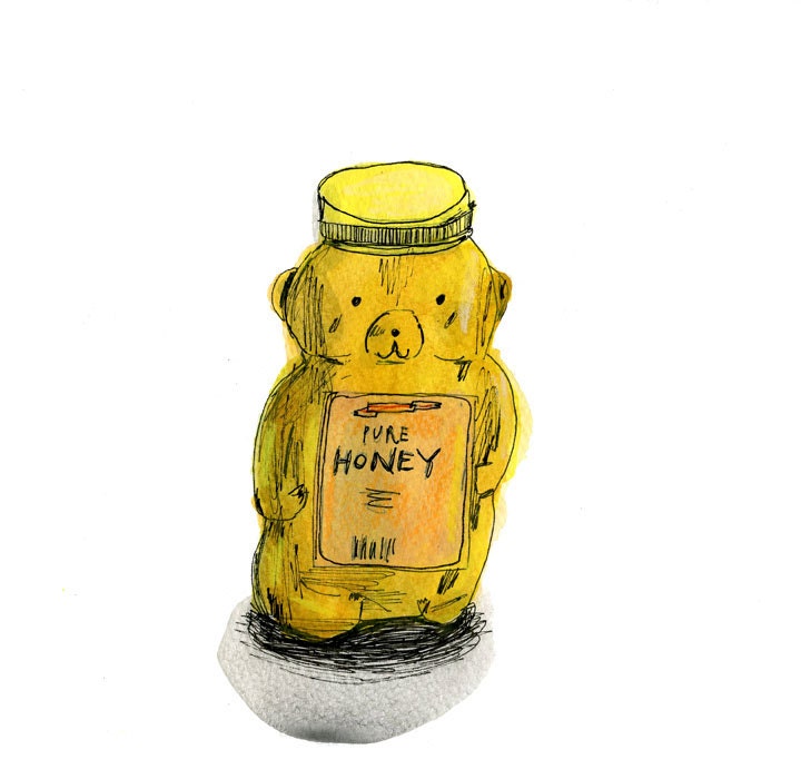 Honey bear pin