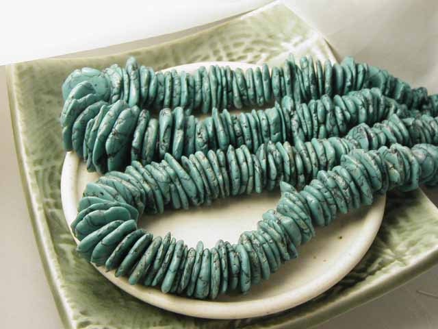 Turquoise Magnesite Beads - 1 Strand - TqMg630