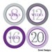 12 Weekly Pregnancy Mama-to-be Maternity Waterproof Glossy Stickers  - Monthly stickers available - Design W005-02