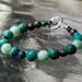 Gemstone Bracelet with Adventurine and Aqua Terra Jasper