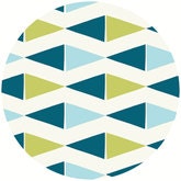 Jay-Cyn Designs for Birch Fabrics Organic, Set Sail, Flag Teal, 1 YARD
