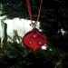 Red Glass Holiday Tree Ornament