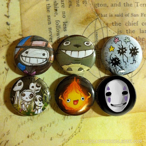 Studio Ghibli Button Pack