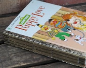 Puppy Love Sesame Street Golden Book Journal with Hand Torn 140lb Cold Press Watercolor Paper