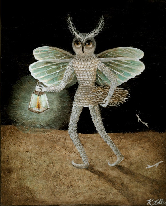 Moth and Flame Print