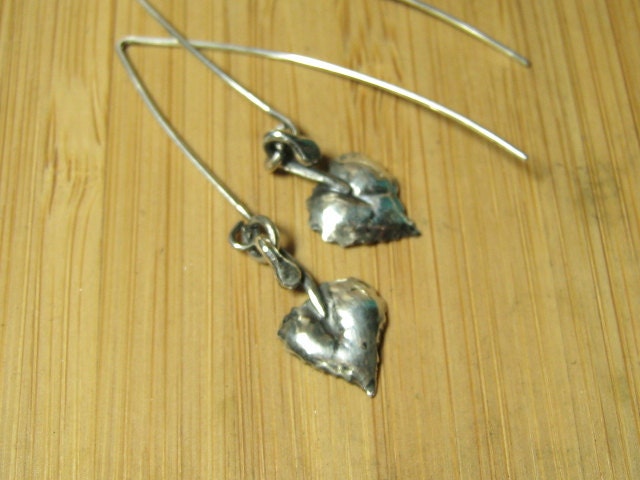 Curled Stem Birch Earrings