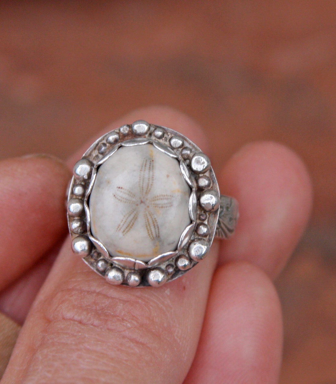 Sea Stars and Pebbles Ring Size 6.5