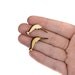 Wooden Narwhal Post Earrings