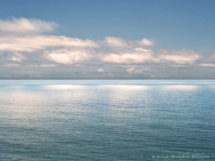 Ocean Photography -Sea Blue -11x14 Print -Seascape Photography -Minimalist Art -Coastal Decor -Colorado Fine Art Photography