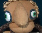 Grandma Ethel plush art doll