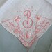 Vintage Monogrammed Handkerchief