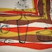 MId Century Danish Mod Atomic Print Tablecloth