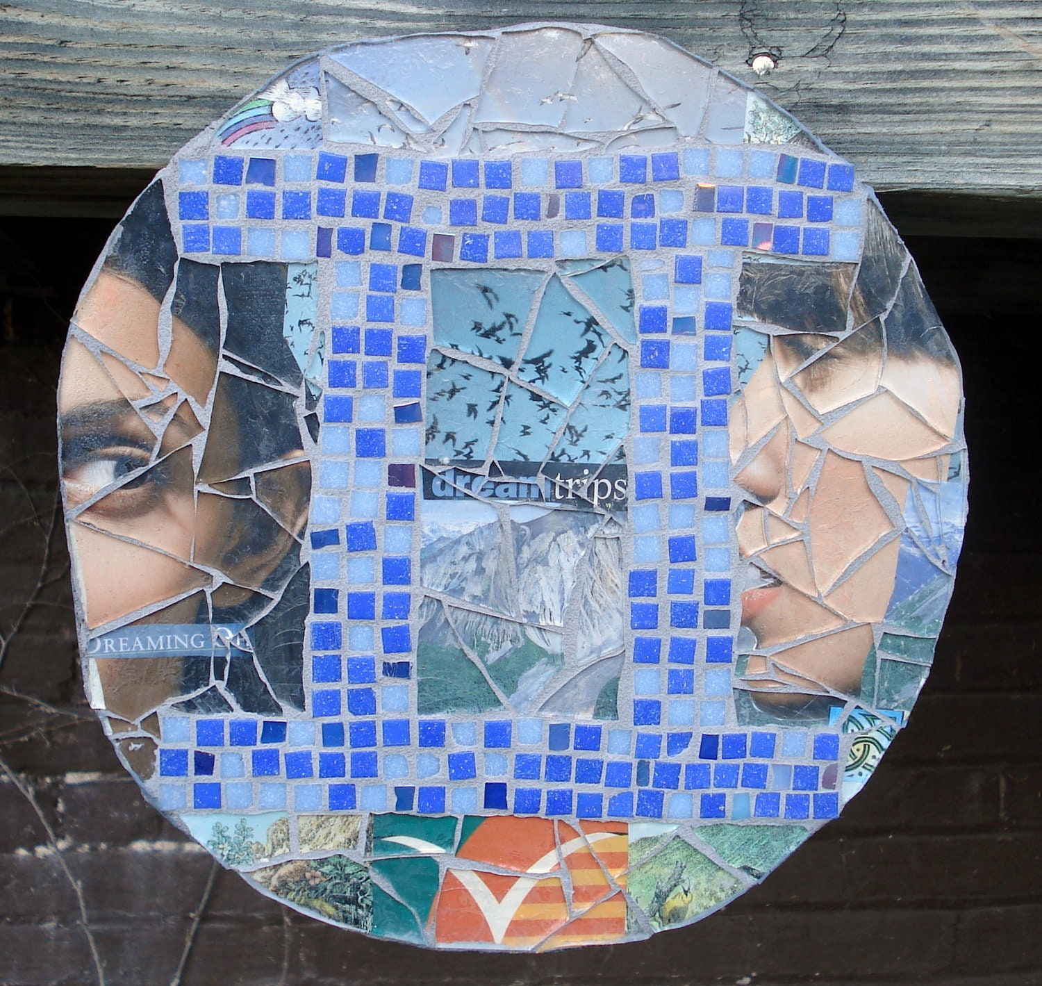 Gemini Astrology Symbol  Mosaic Collage