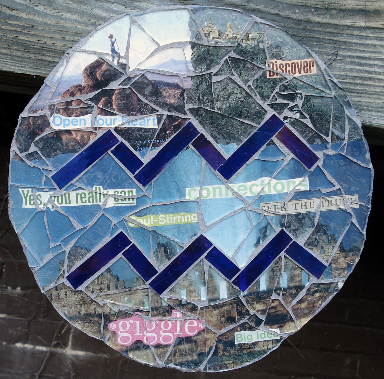 Aquarius Mosaic and Collage