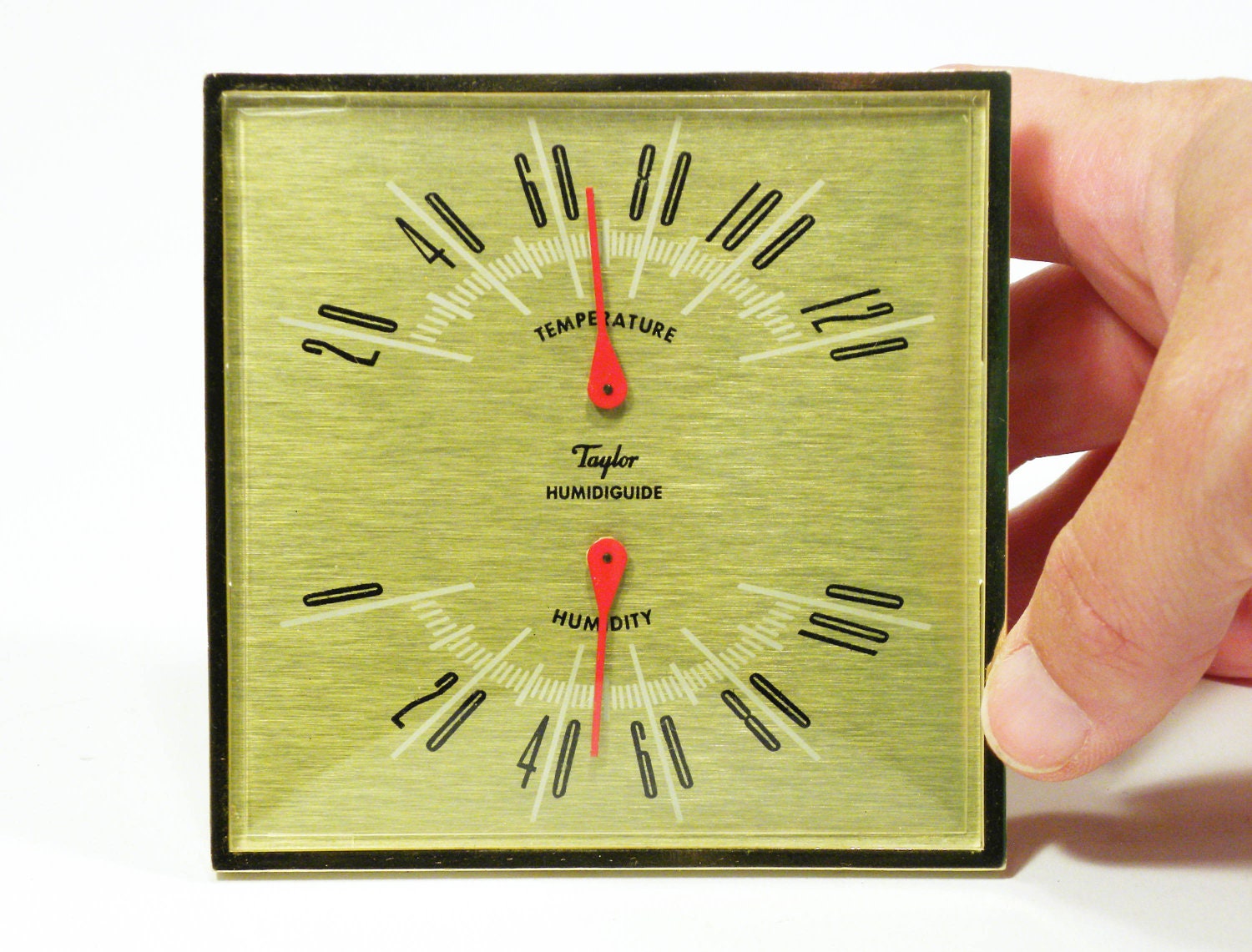 neato vintage Taylor Humidiguide . industrial thermometer and humidity guide . great summer home accessory