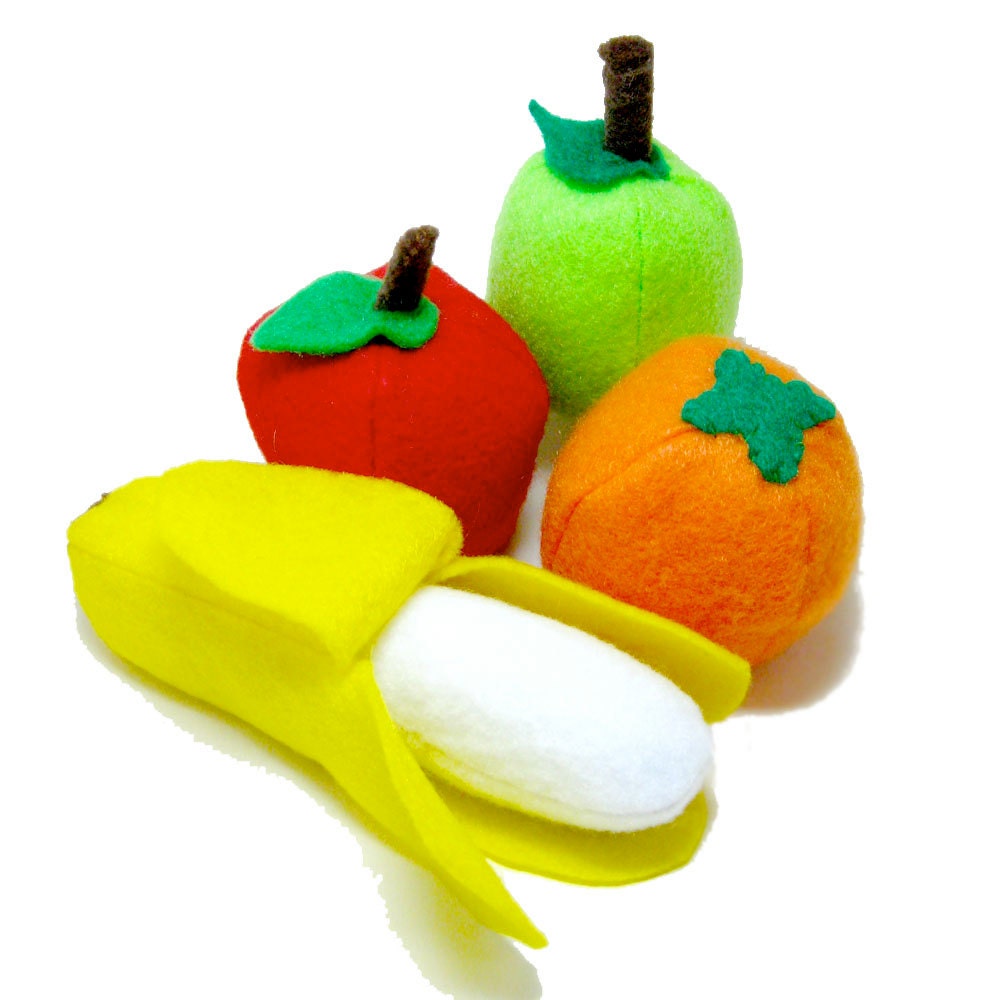 Felt Play Food Pattern Fruit