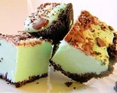 Julie's Fudge - GRASSHOPPER PIE w/Oreo Crust - 12 Pieces (OVER 1 Pound)