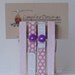 Wooden Magnetic Clothespins - set of 4 Embellished Clothespins with Neodymium Magnets