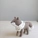 RESERVED / quick brown fox / soft sculpture animal