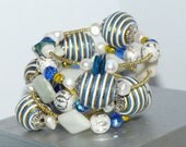 Pearly stripe Blue