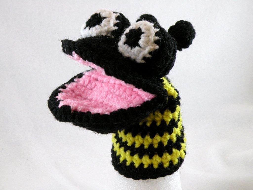 Little Kids Bumble Bee Child Size Hand Puppet