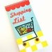 shopping list notebook