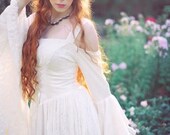 Gwendolyn Medieval or Renaissance Wedding Gown Velvet and Lace Custom